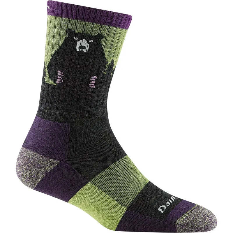 Darn Tough Women's Bear Town Micro Crew Lightweight Hiking Sock with C