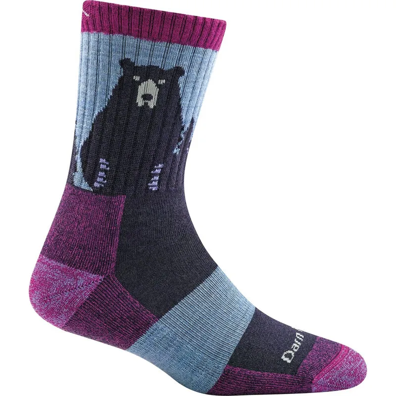 Darn Tough Women's Bear Town Micro Crew Lightweight Hiking Sock with C