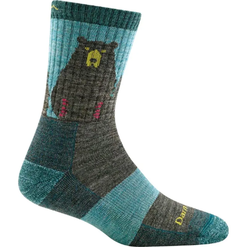 Darn Tough Women's Bear Town Micro Crew Lightweight Hiking Sock with C