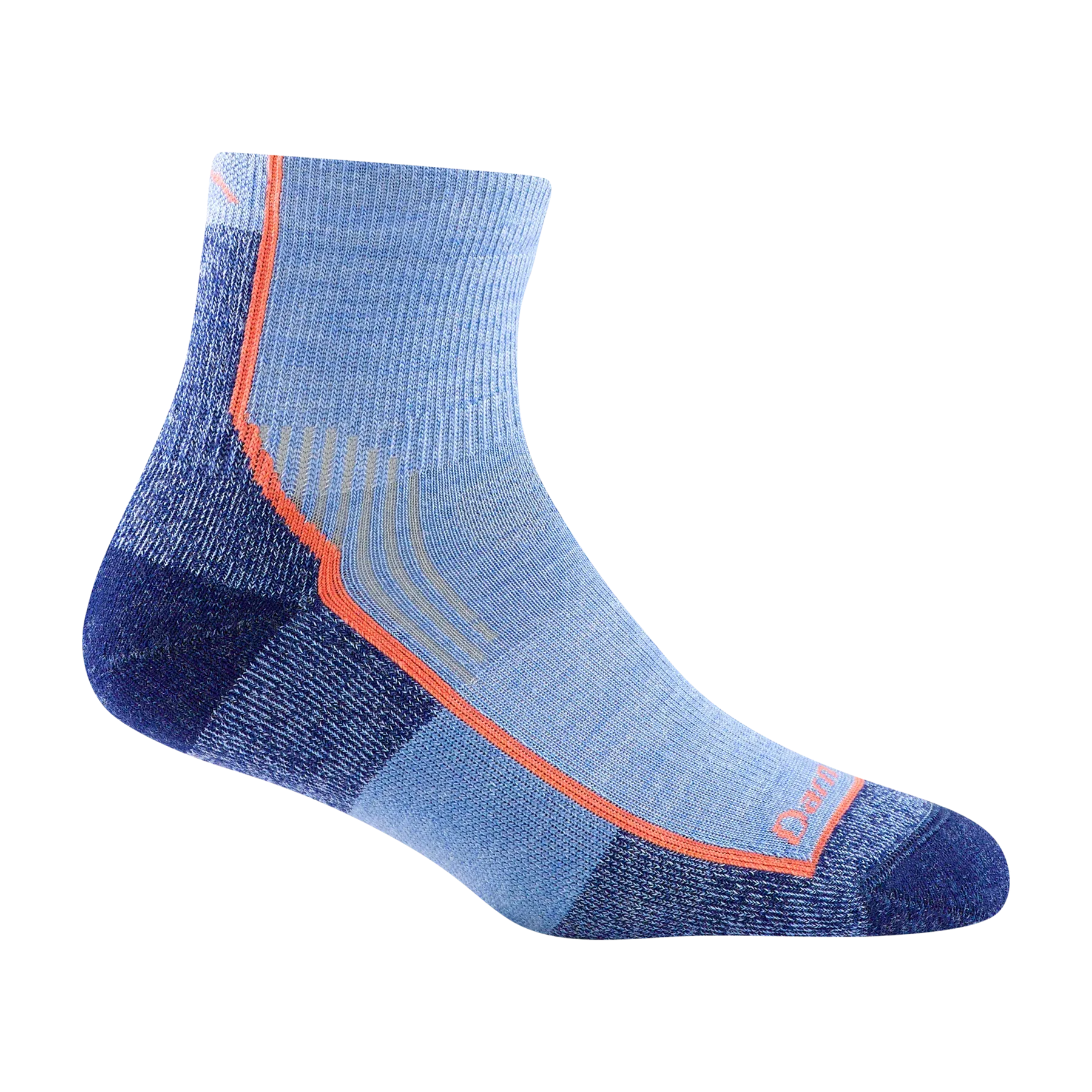 Darn Tough Women's Hiker Quarter Midweight Hiking Sock – Durable, Comfortable, and Supportive for All-Terrain Adventures