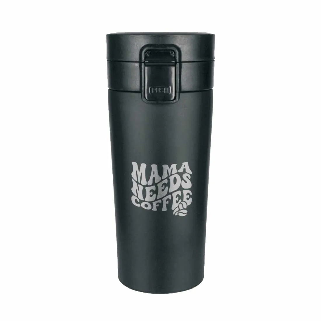 Designer Travel Coffee Mug Insulated for Travelling Mother Day Gift (350 ML) - Mama Needs Coffee