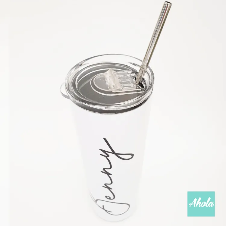 【Ello】Stainless Steel Tumbler with straw 不鏽鋼保冷/保温吸管杯