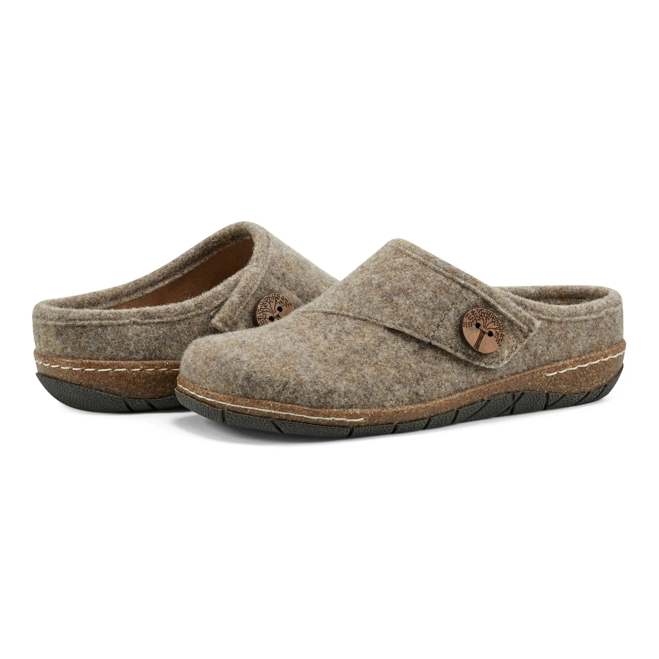 Ezra Round Toe Casual Slip-on Flat Clogs