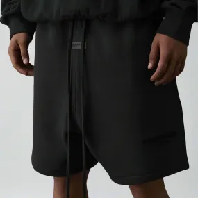 FEAR OF GOD Essentials Felt Logo Sweat Shorts Black