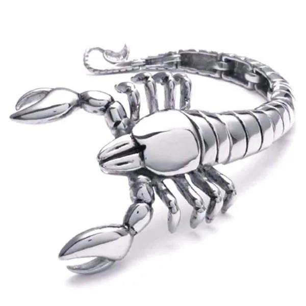 Fierce Stainless Steel Scorpion Bracelet