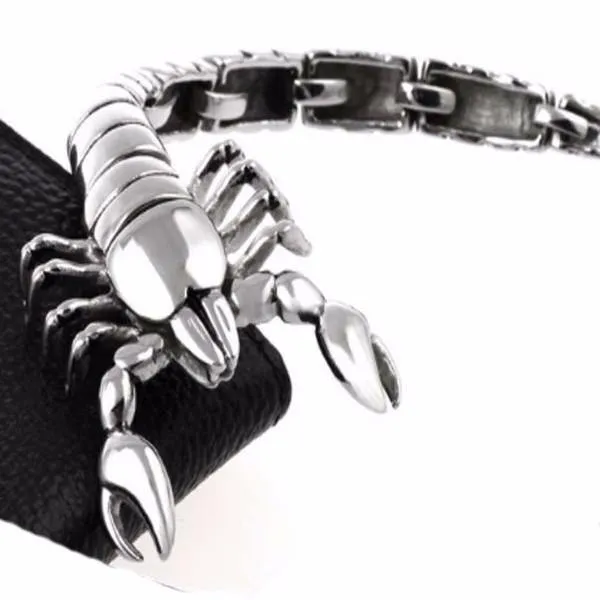 Fierce Stainless Steel Scorpion Bracelet