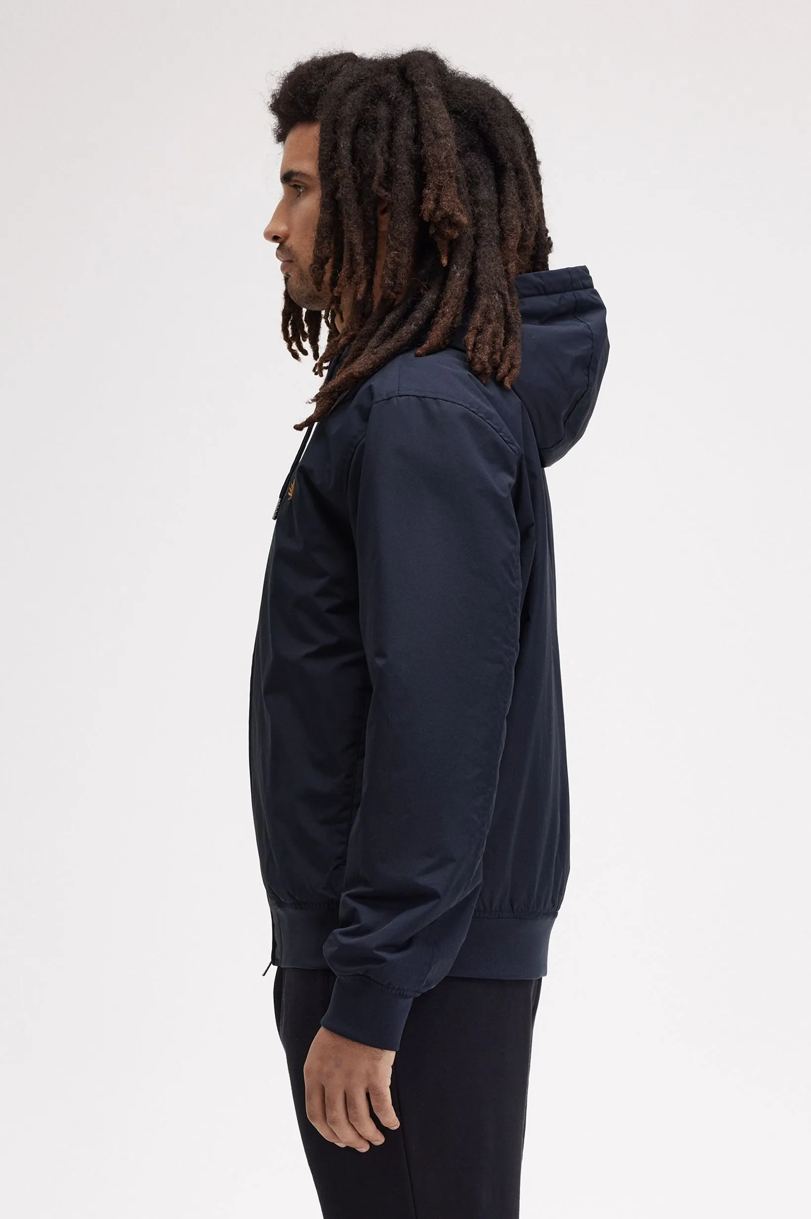 Fred Perry Brentham Hooded Jacket Navy