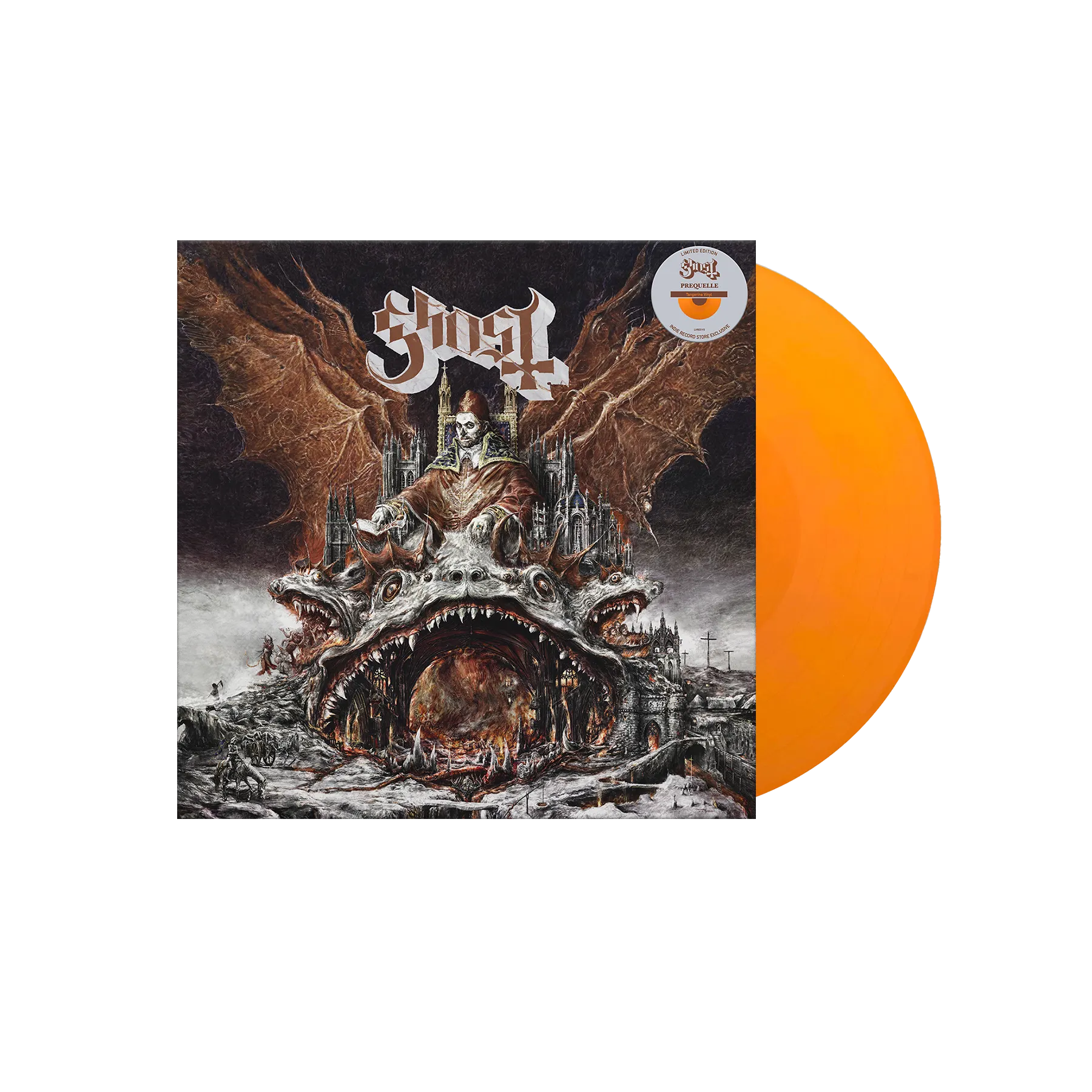 GHOST 'PREQUELLE' LP (Limited Edition, Tangerine Vinyl)