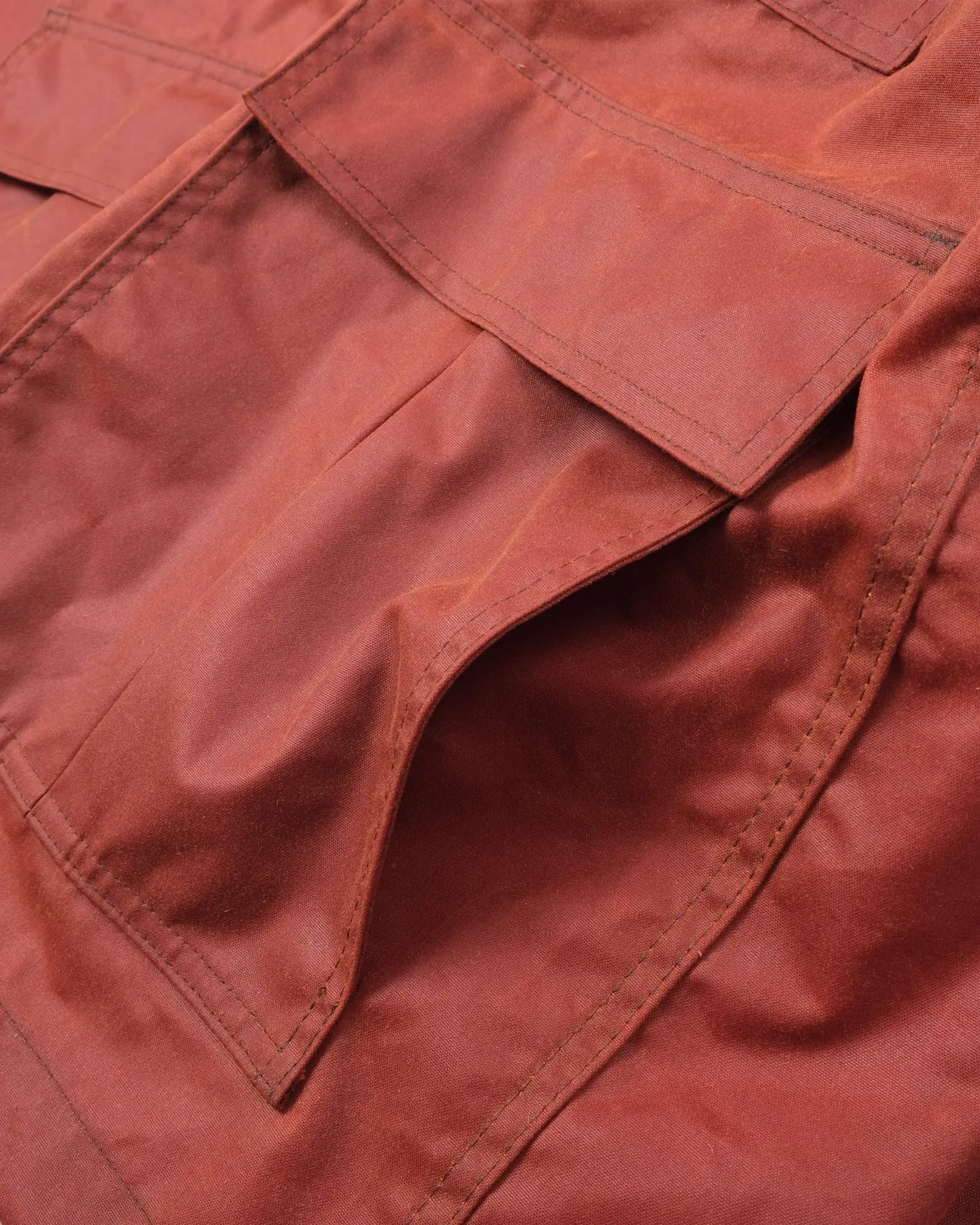 Heavy Duty Raincoat - Brick Red