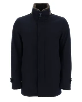 HERNO Herno Woven Raincoat - Navy