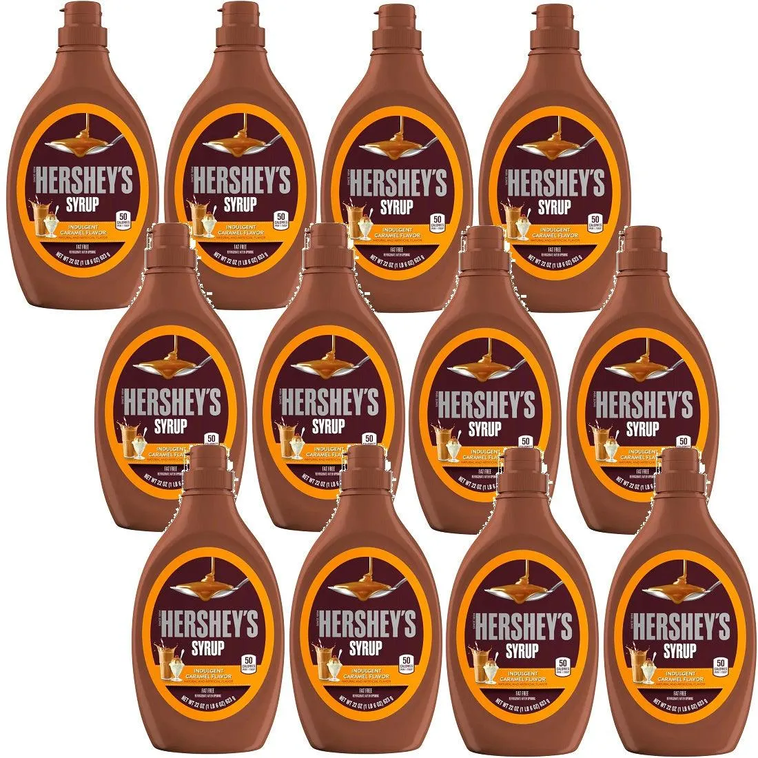 Hershey's Syrup Caramel 623g Box of 12