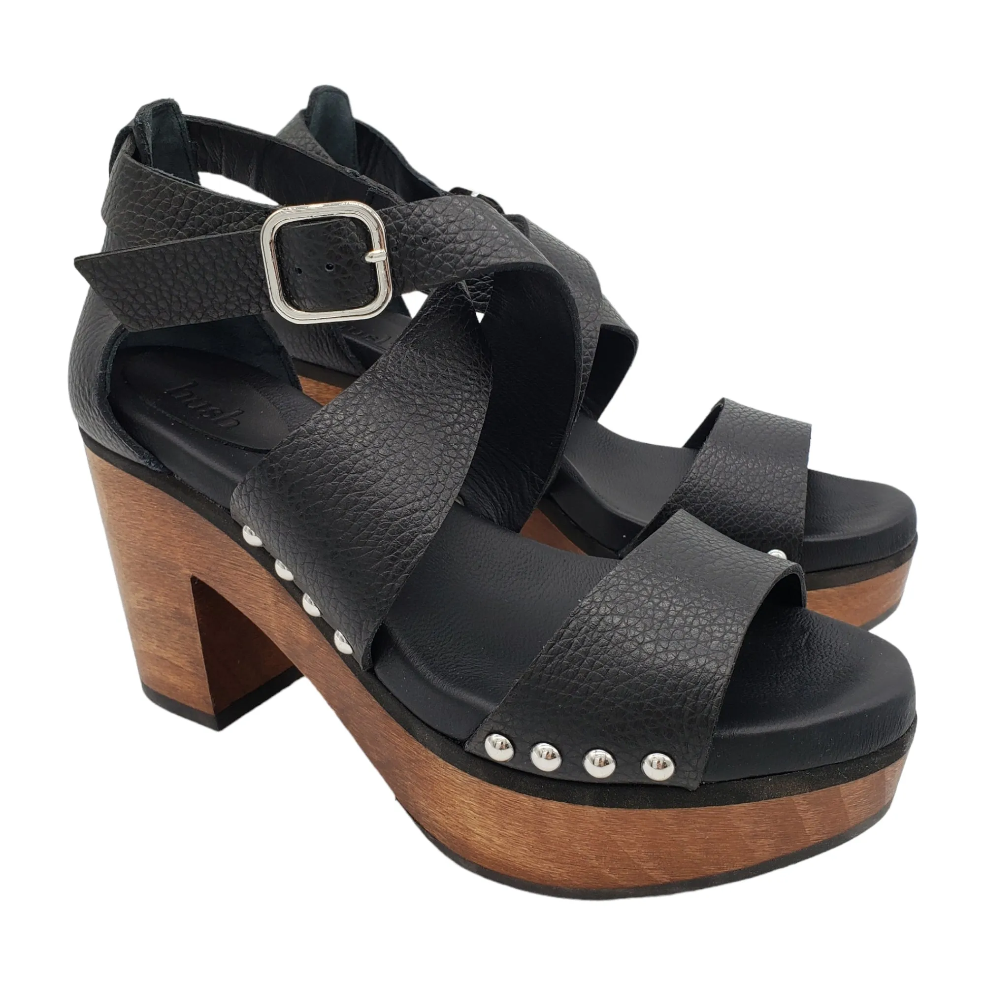 Hush Black Boswell Clogs