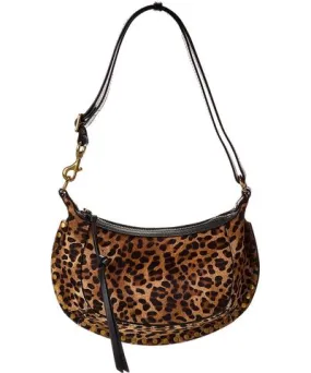 Isabel marant Oskan Moon Haircalf & Leather Shoulder Bag