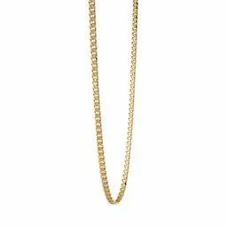 Italgem SYN22 Steel Gold Stainless Steel 3.3mm Polished Curb Chain