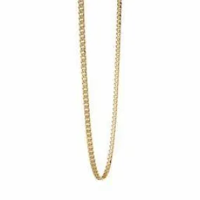 Italgem SYN22 Steel Gold Stainless Steel 3.3mm Polished Curb Chain