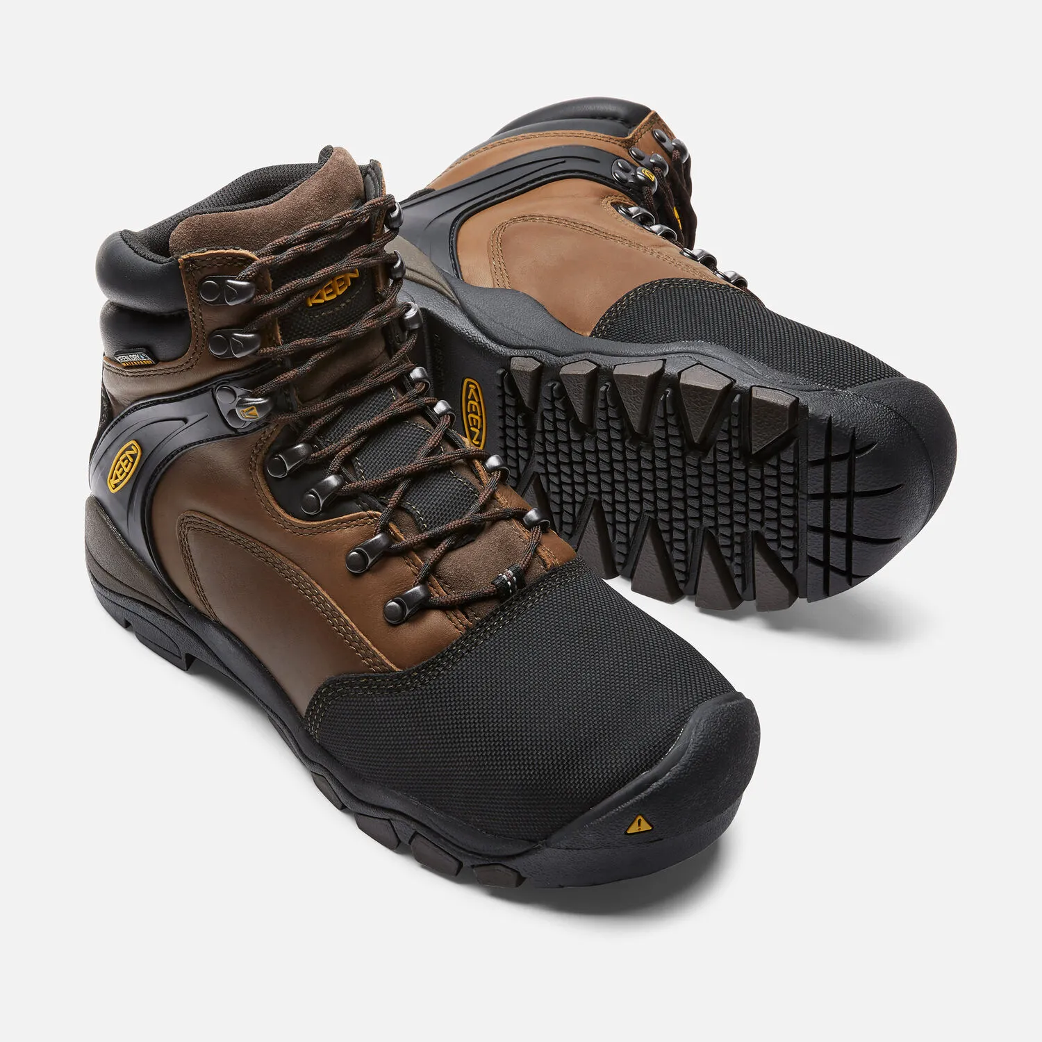 Keen Utility Mens Louisville 6” inch Waterproof Met Guard Steel Toe Boot- Slate Black