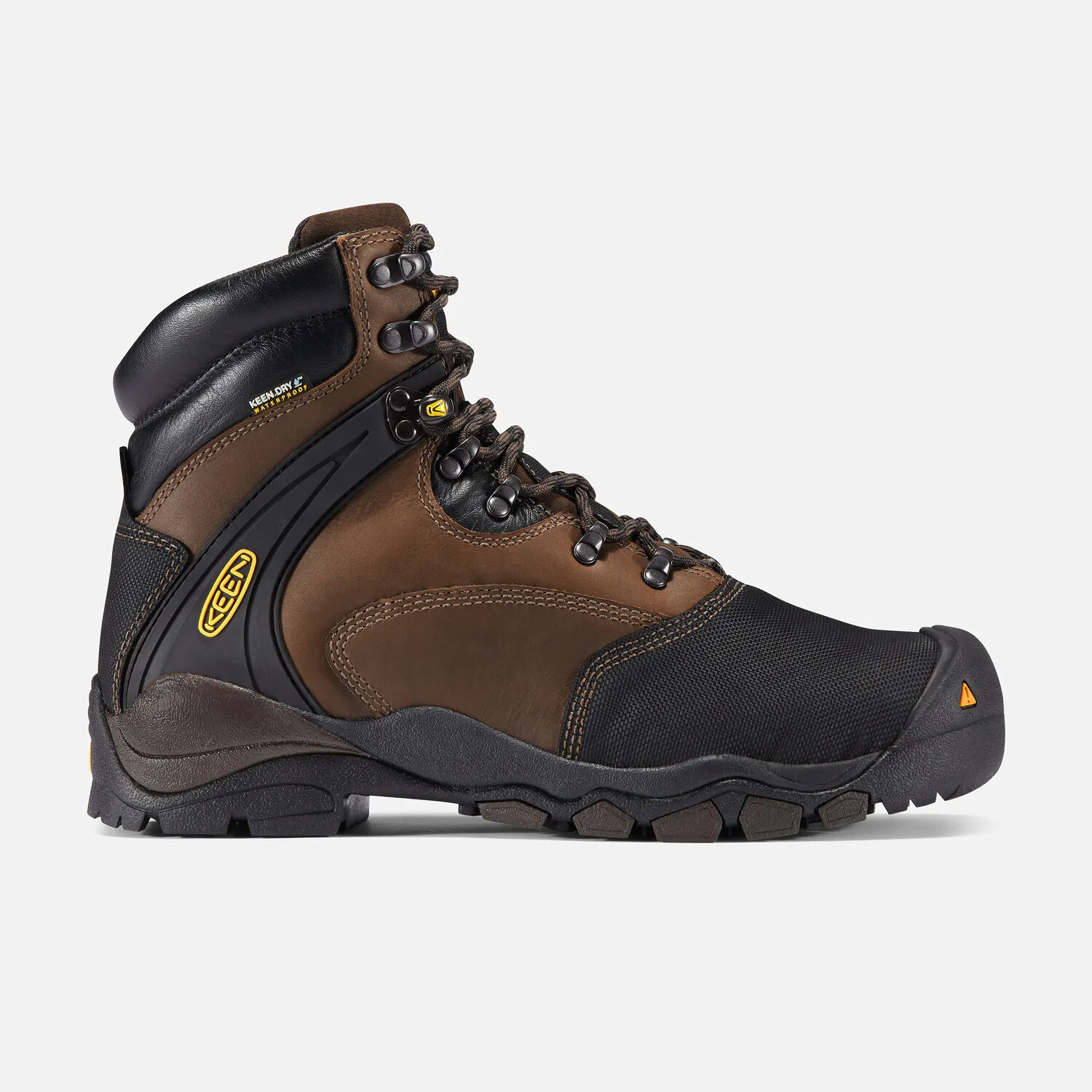 Keen Utility Mens Louisville 6” inch Waterproof Met Guard Steel Toe Boot- Slate Black