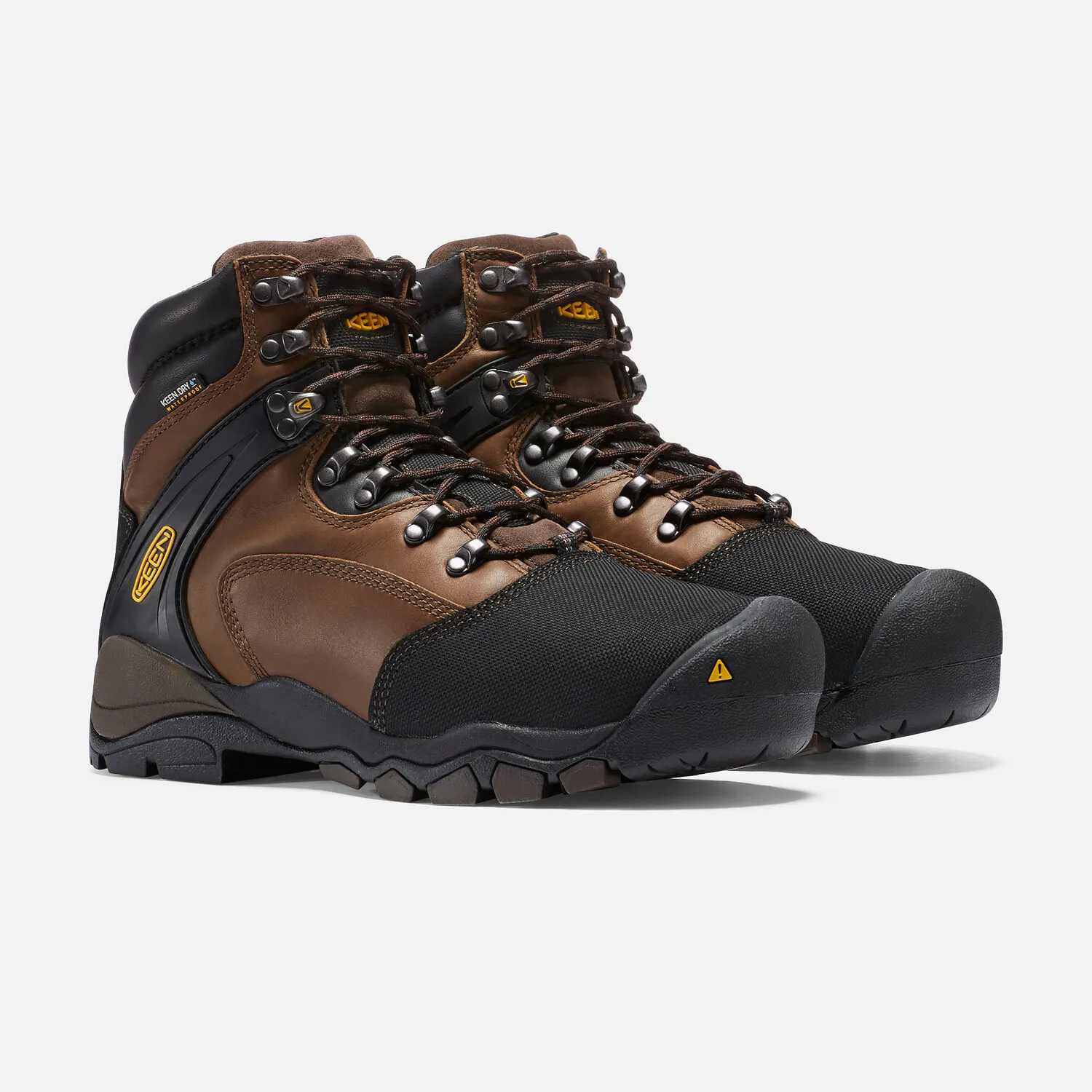 Keen Utility Mens Louisville 6” inch Waterproof Met Guard Steel Toe Boot- Slate Black