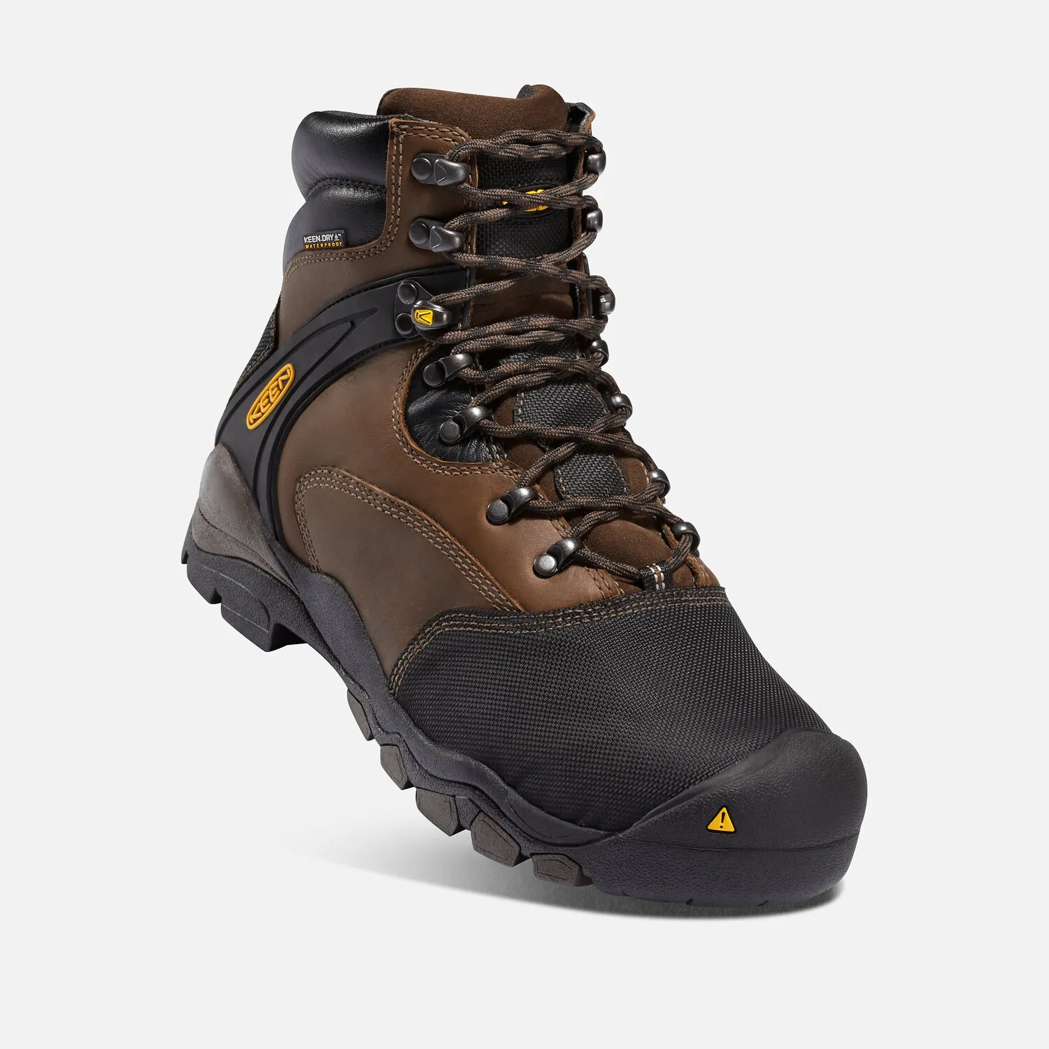 Keen Utility Mens Louisville 6” inch Waterproof Met Guard Steel Toe Boot- Slate Black