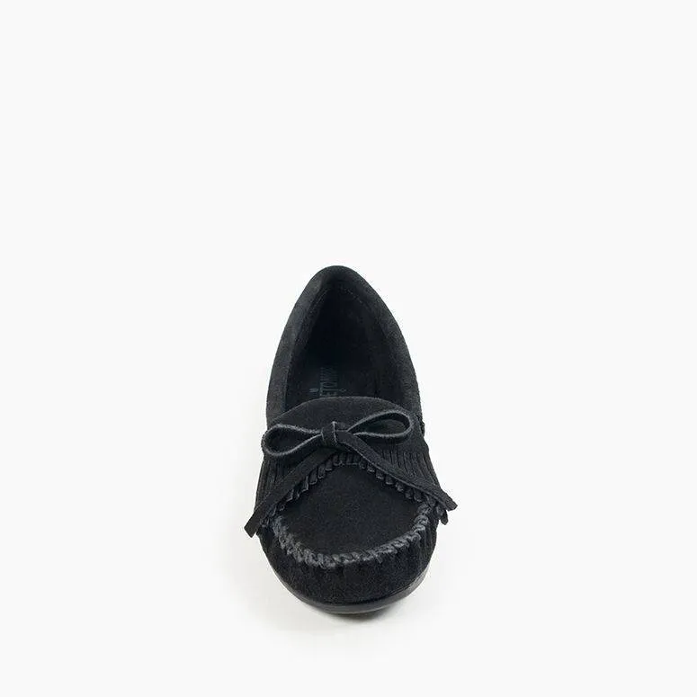  Kilty Hardsole Moccasin in Black  