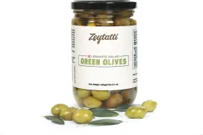 Lebanese Baladi Green Olives - 400g