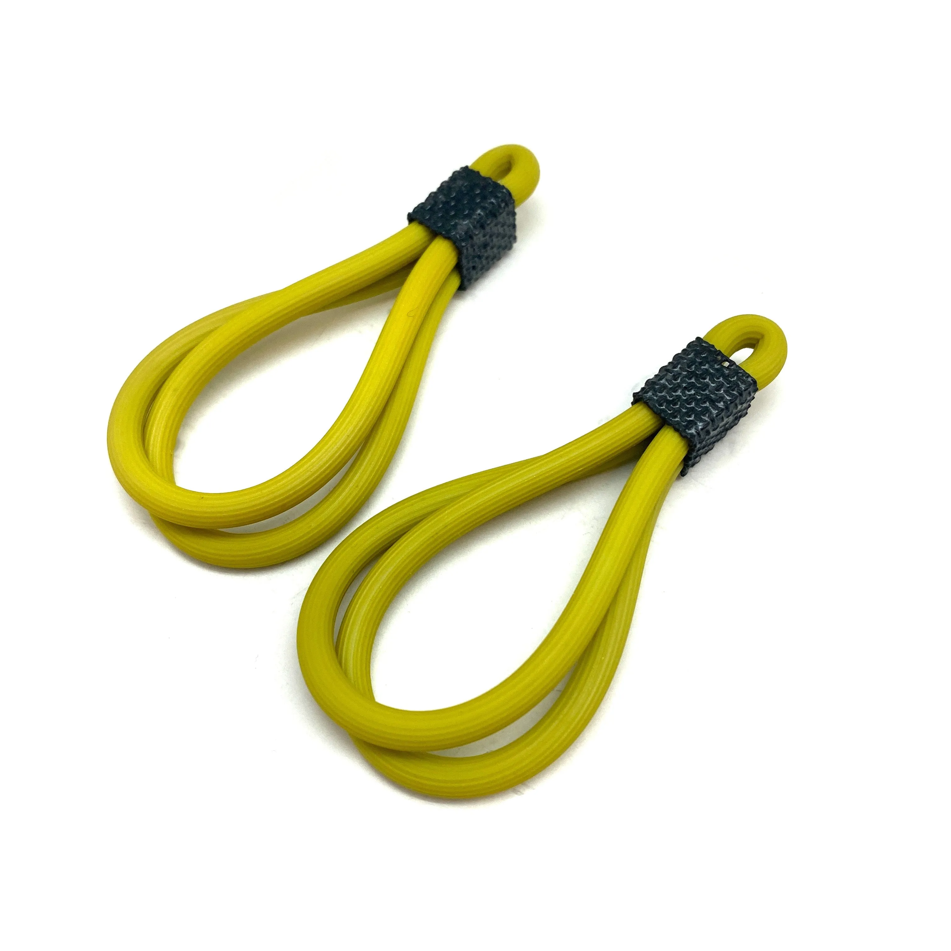 Lime Green Rubber Earrings