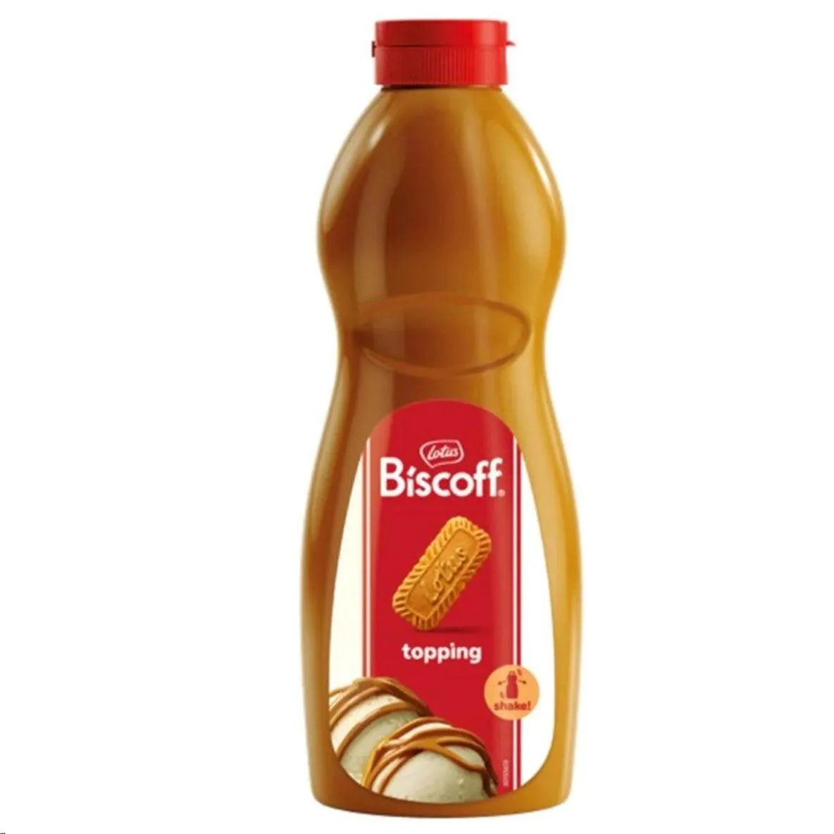 Lotus Biscoff Caramel Topping Sauce Syrup Bottle 1kg