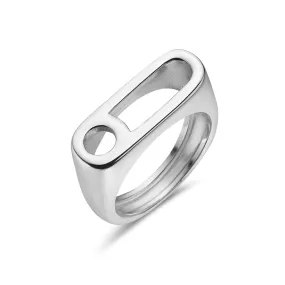 Luna Mono Ring Steel