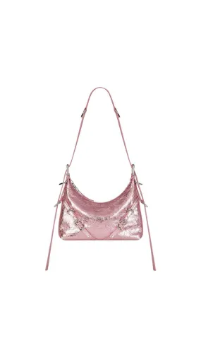 Mini Voyou Bag In Laminated Leather - Shiny Pink