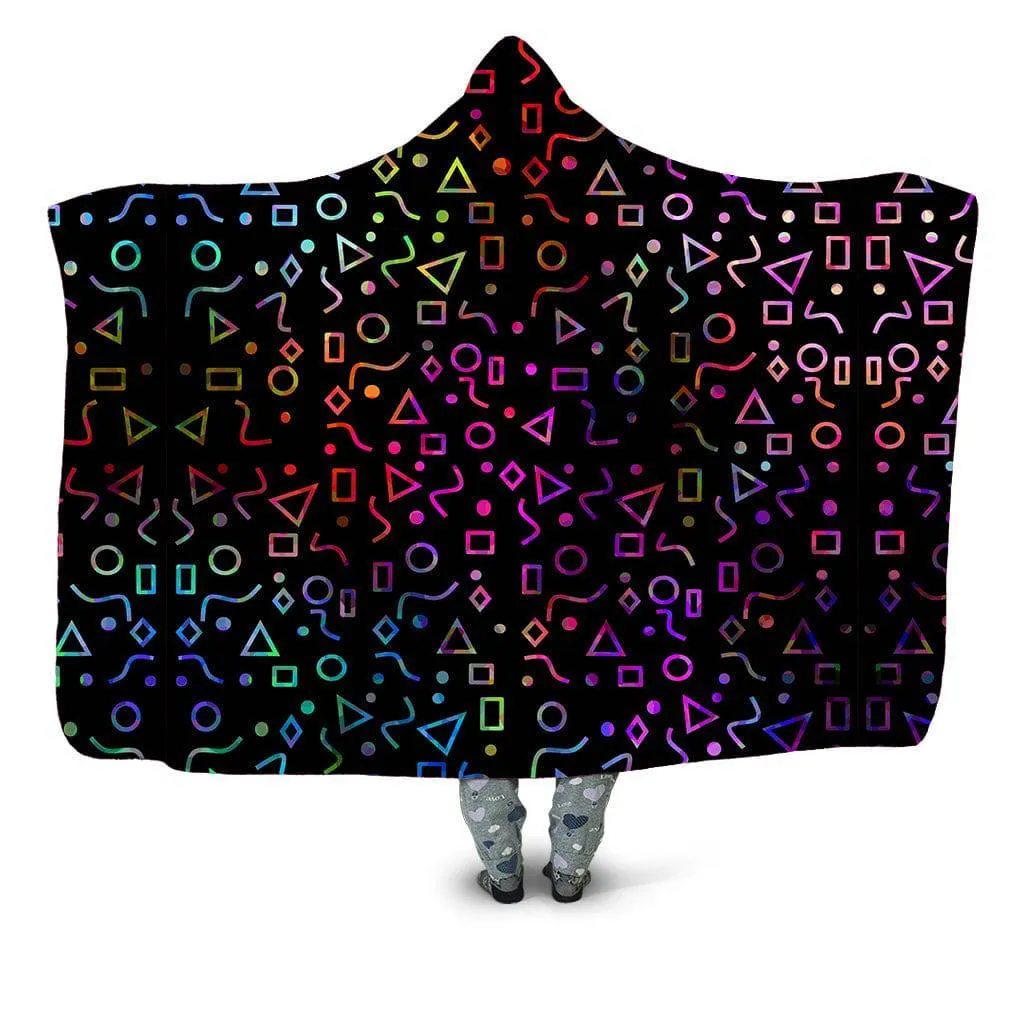 Modern Shapes Hooded Blanket