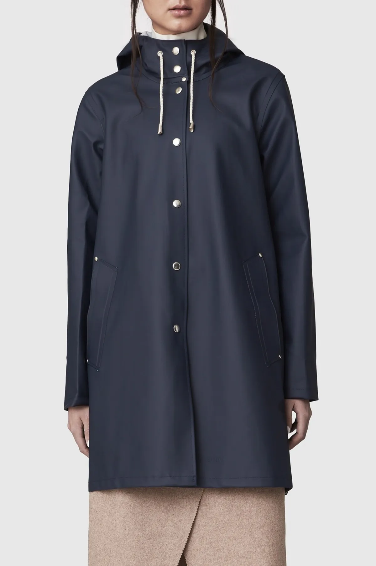 Mosebacke Lightweight Raincoat - Navy