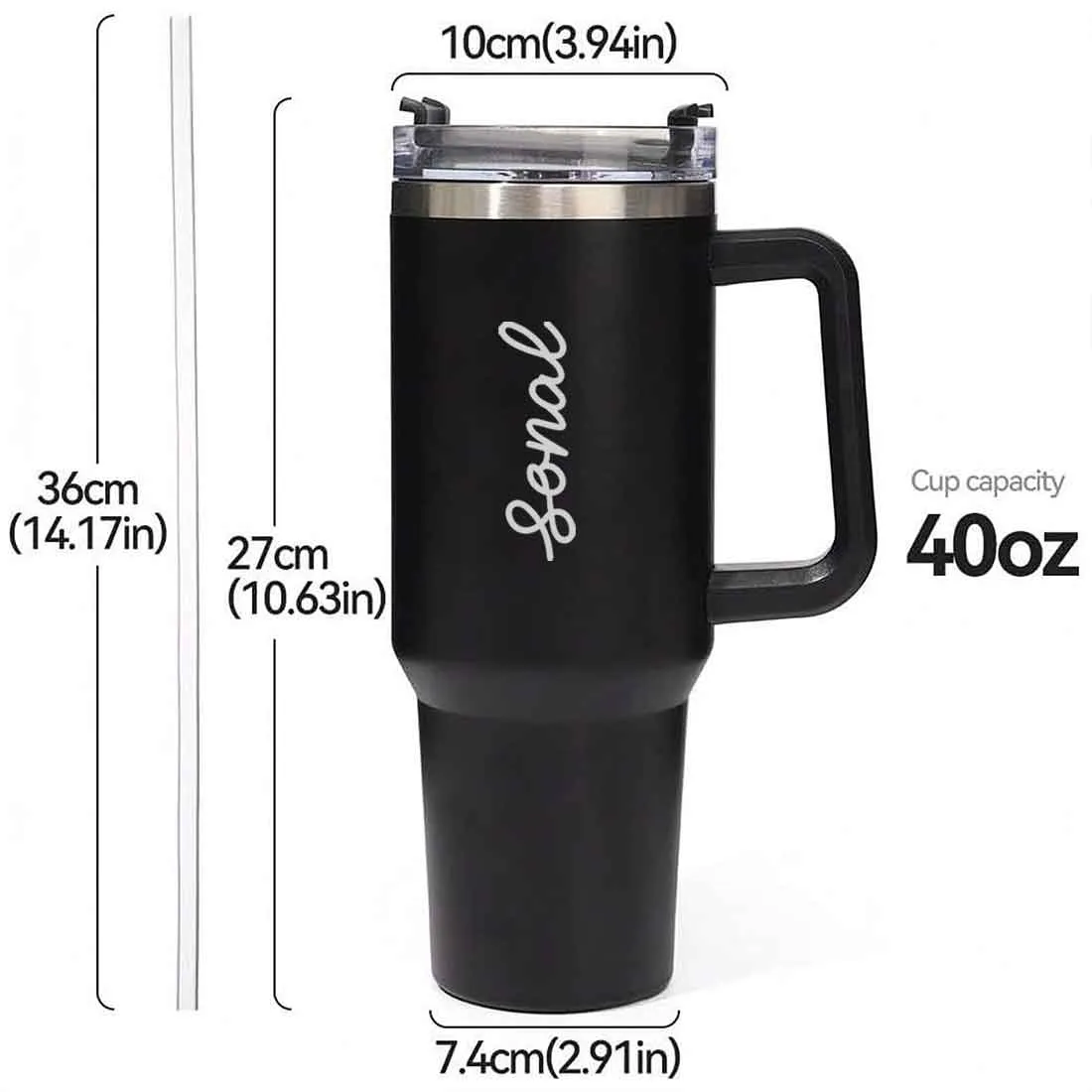 Nutcase Customized Insulated Coffee Mug Large Travel Cups 1200ml