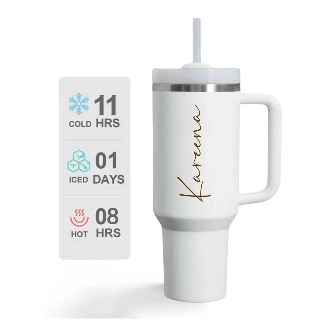 Nutcase Personalized Coffee Tumbler Large Insulated Travel Mug 1200ml