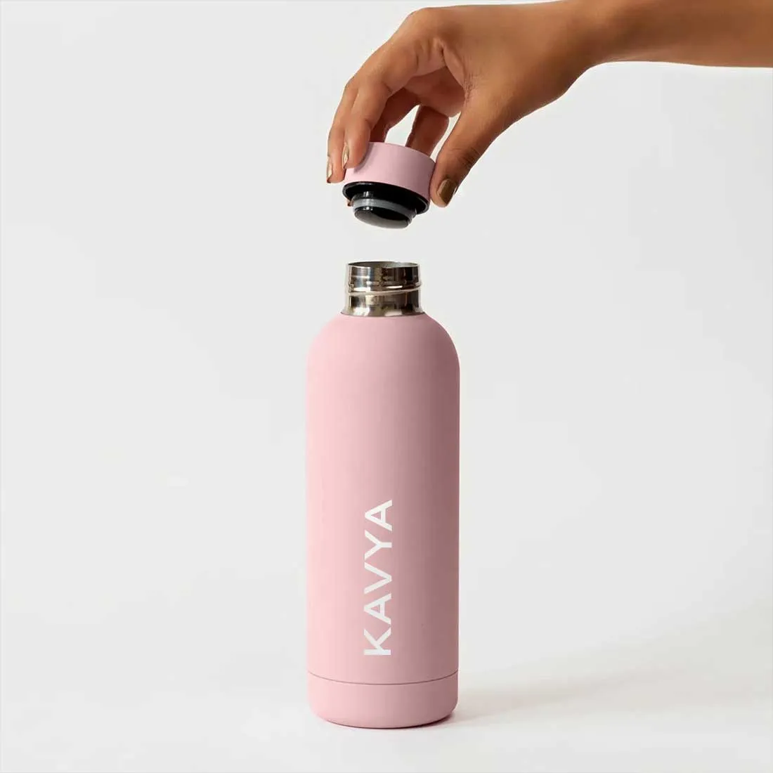 Nutcase Personalized Water Bottle Stainless Steel Double Insulated 500ml Bottles for Office Home Travel- BPA Free, Leakproof