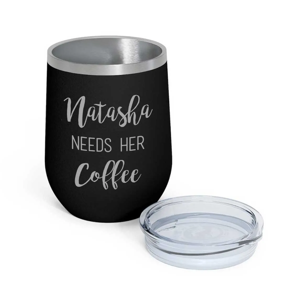 Personalised Coffee Insulated Cup With Lid for Travelling Portable Cup (350 ML) - Coffee Lover