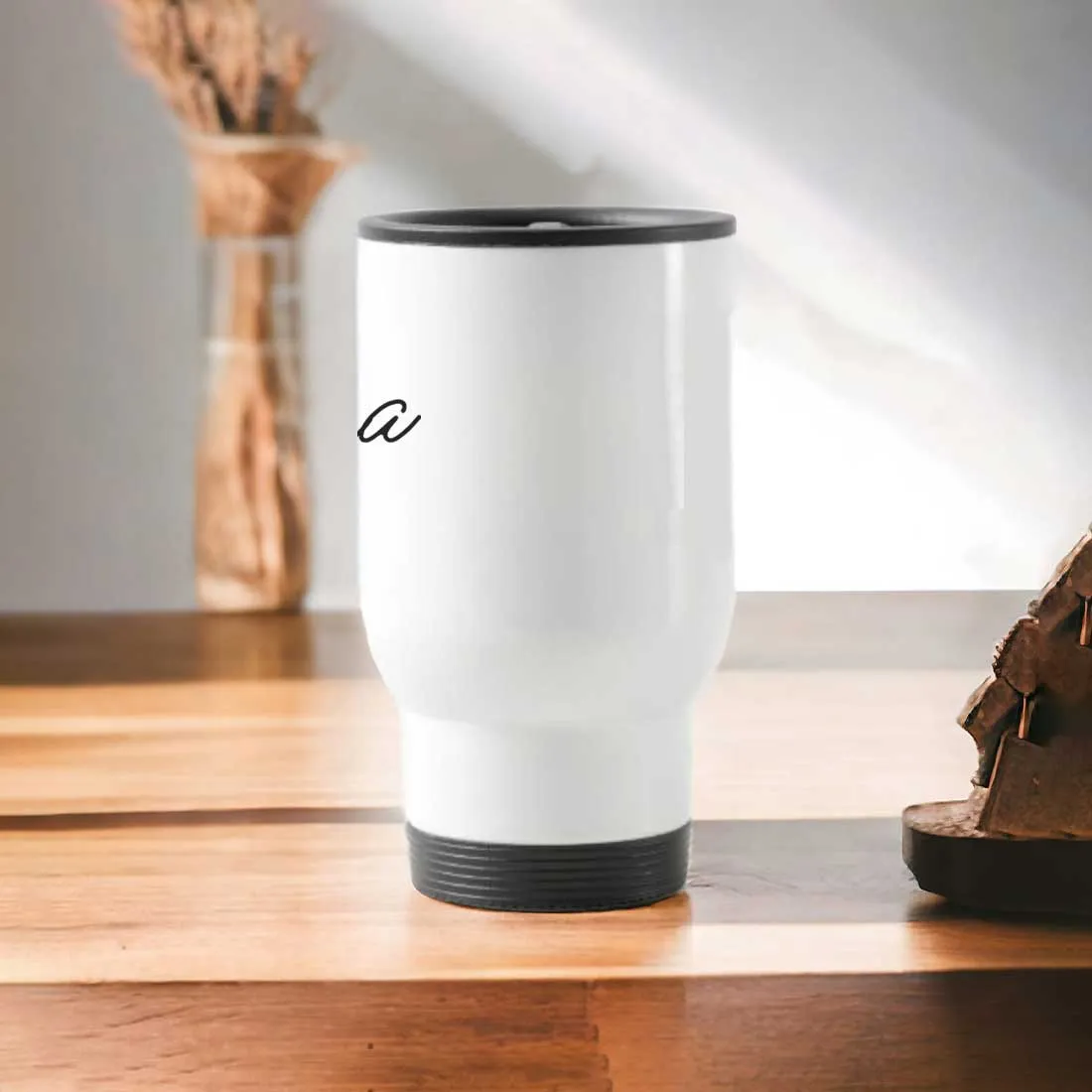 Personalized Coffee Travel Mug Insulated Cup with Lid