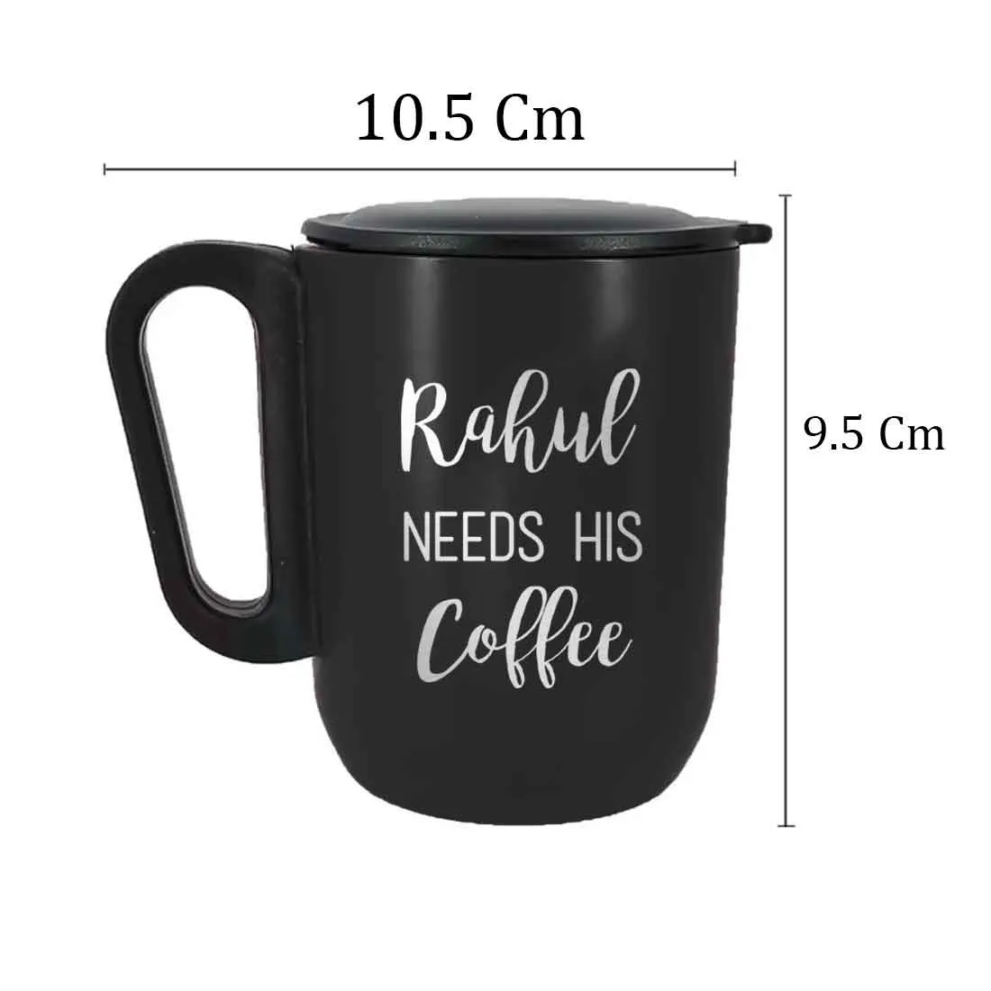 Personalized Stainless Steel Mug for Coffee - Insulated Cup with Lid