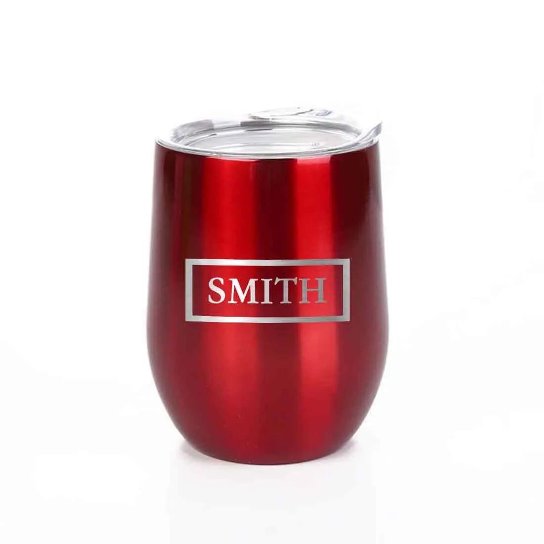 Personalized Travel Coffee Mug Insulated with lid Name Engraved Stainless Steel - Frame