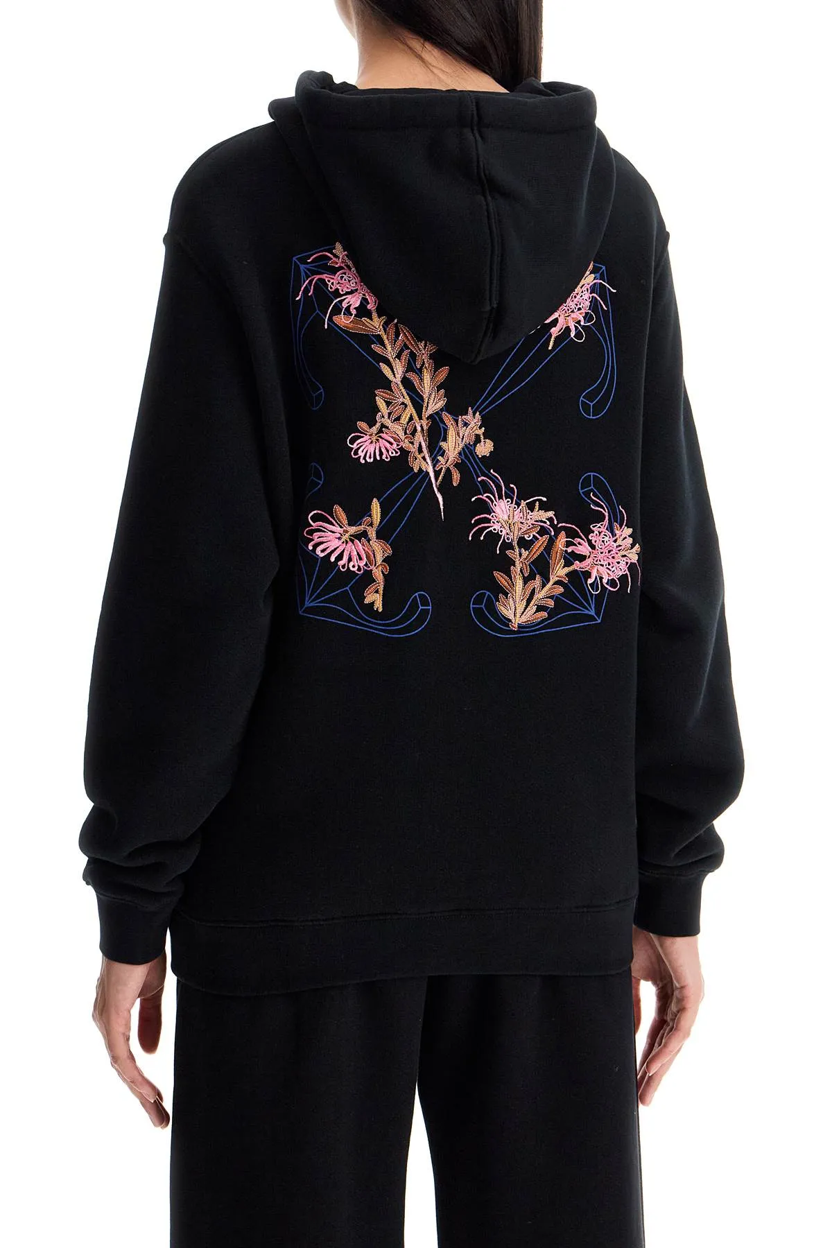 PINKFLOWER ARROW HOODED SWEAT