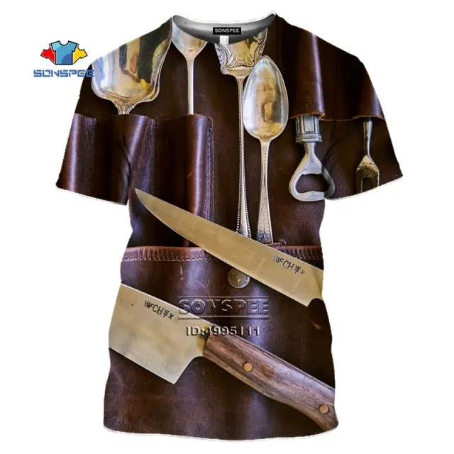 PROUD CHEFS T-SHIRT DESIGN - 3D