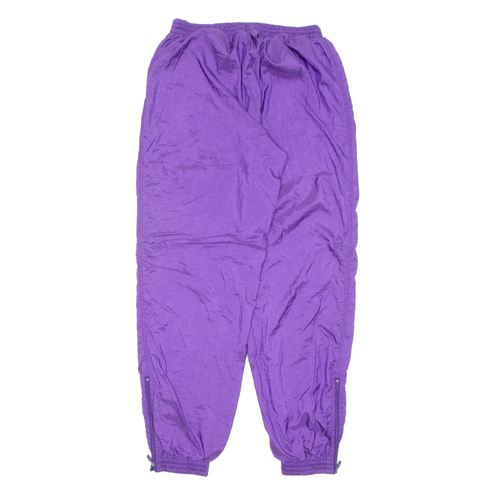 PUMA Lined Womens Track Pants Purple Tapered L W29 L32