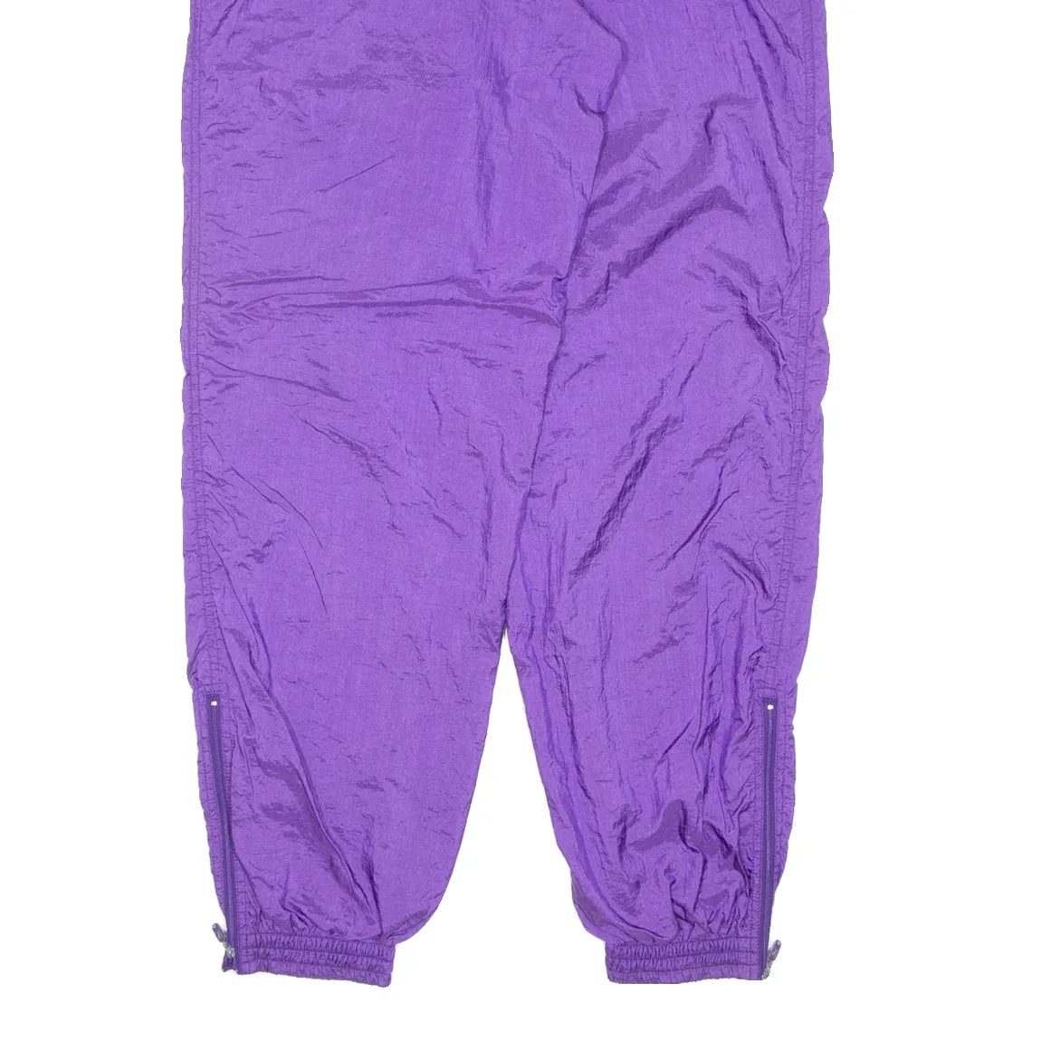 PUMA Lined Womens Track Pants Purple Tapered L W29 L32