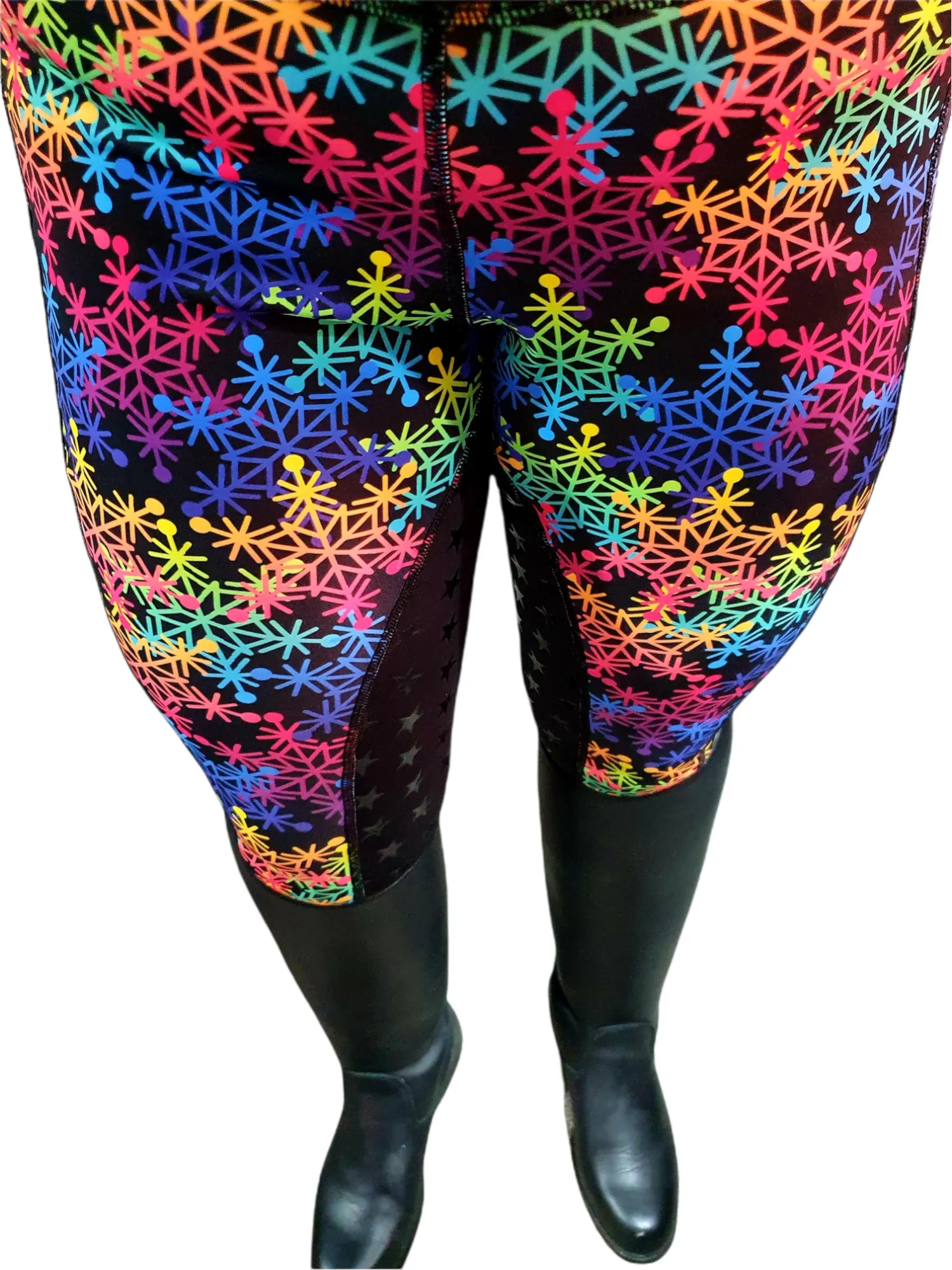 Rainbow Snowflakes Jodhpurs Winter Lined