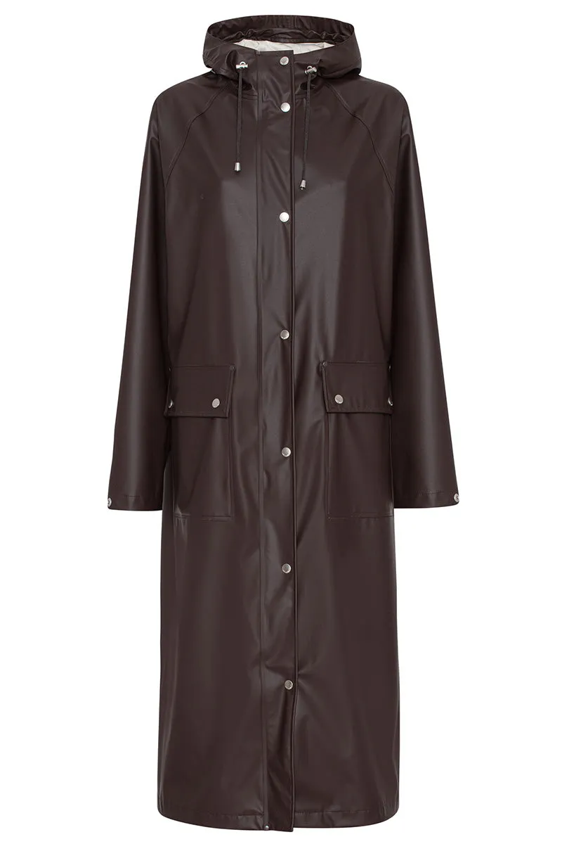 Raincoat Rain196L | Ganache | Regnfrakke fra Ilse Jacobsen