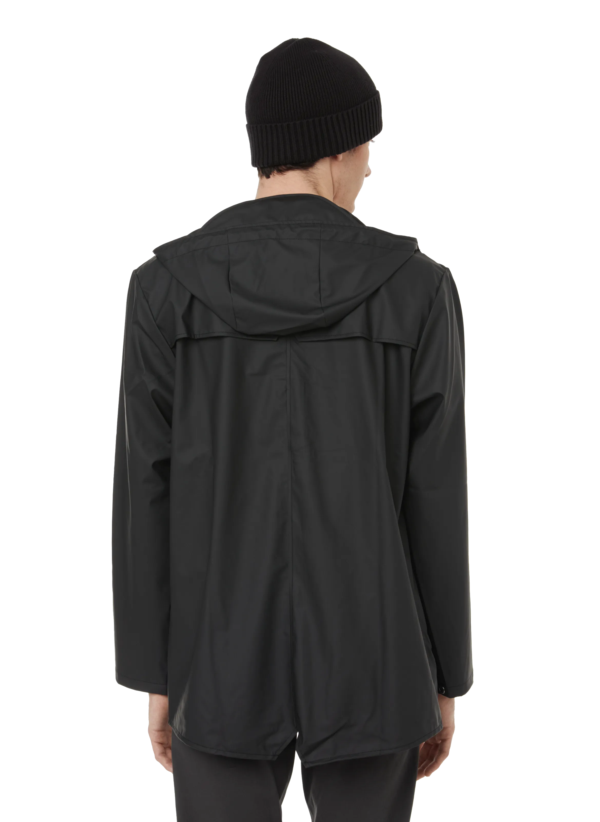 RAINS  Hooded raincoat - Black