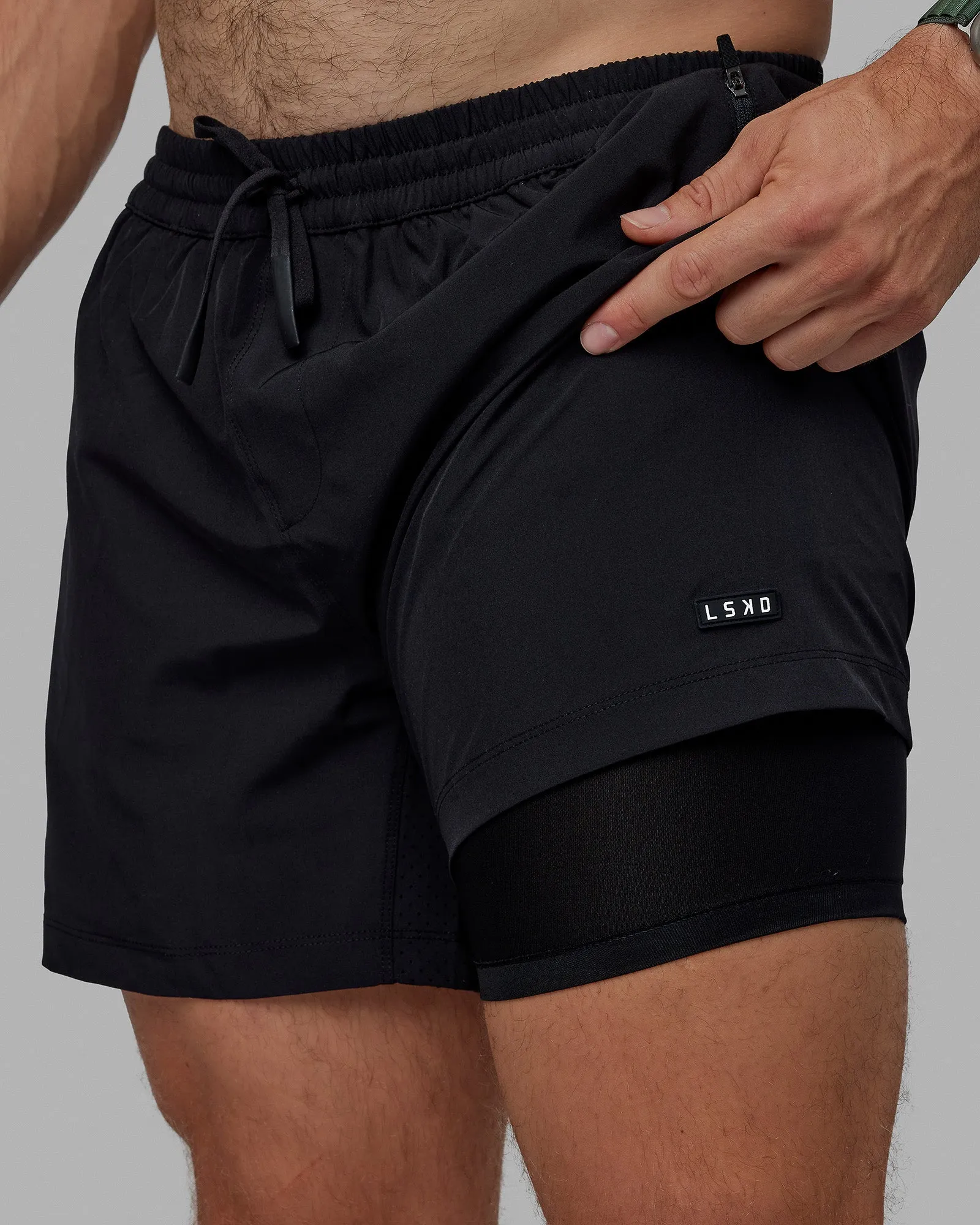 Rep 5 Lined Performance Shorts - Black