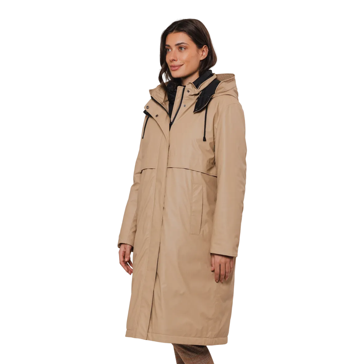 Rino & Pelle Danita Long Raincoat With Detachable Inner Jacket