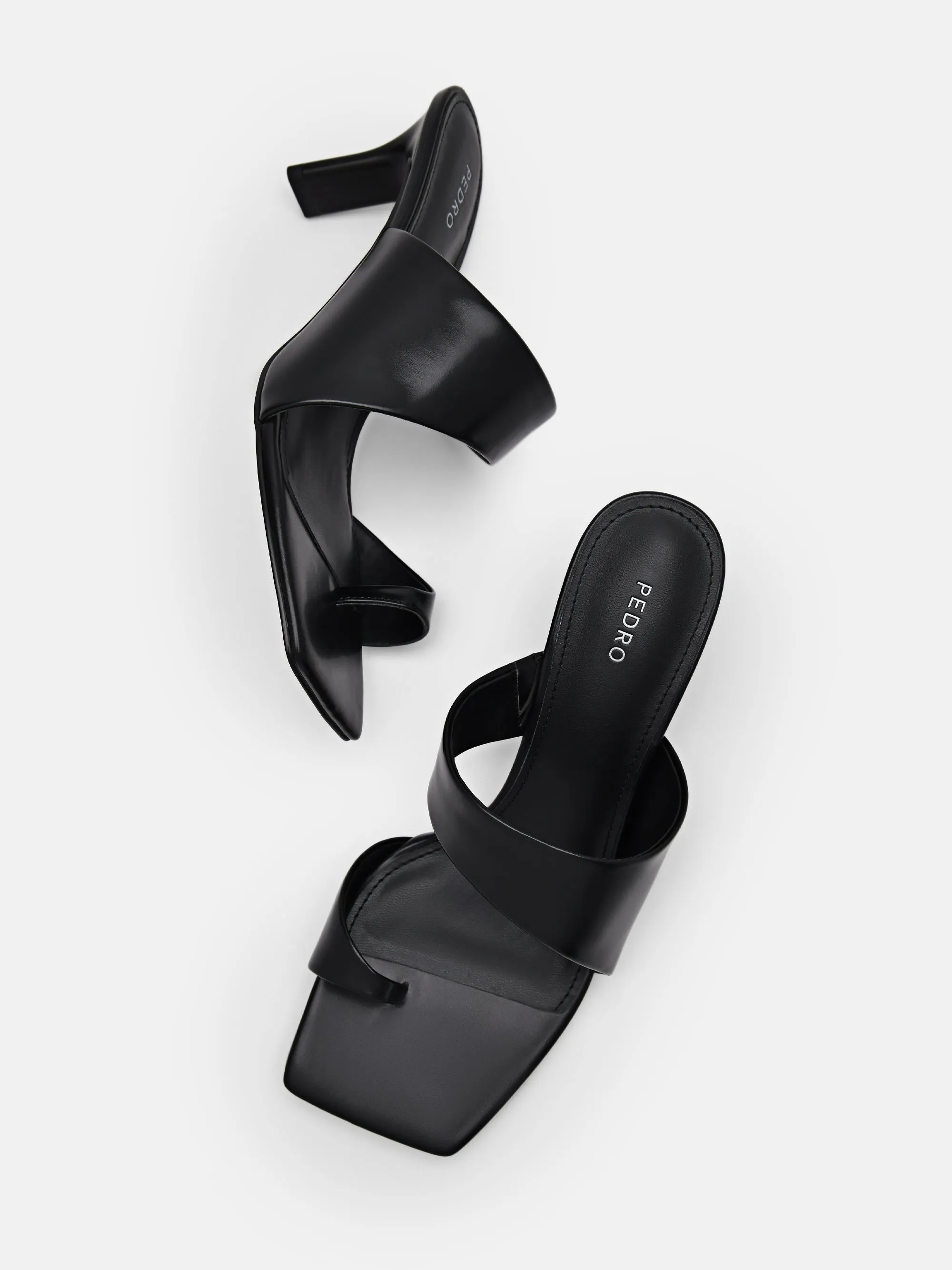 Rocco Leather Heel Sandals