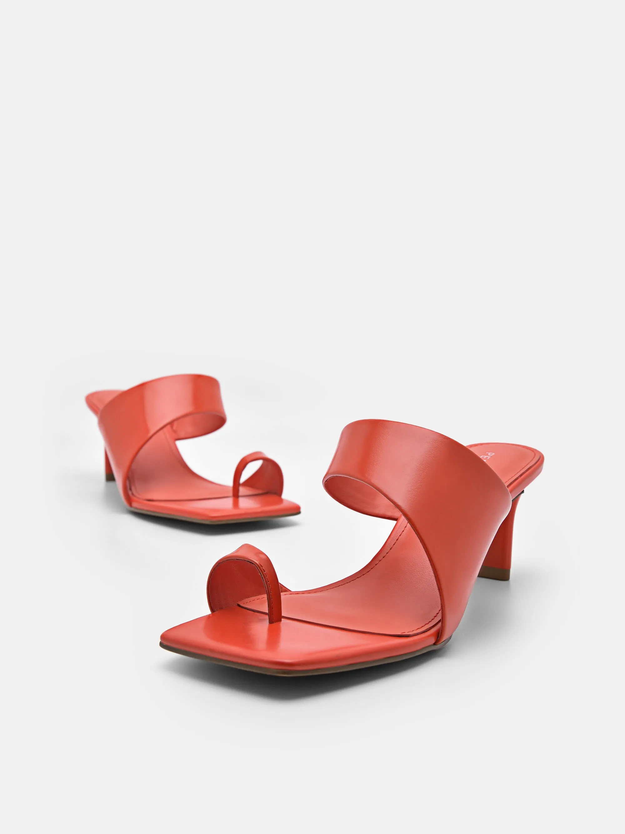 Rocco Leather Heel Sandals