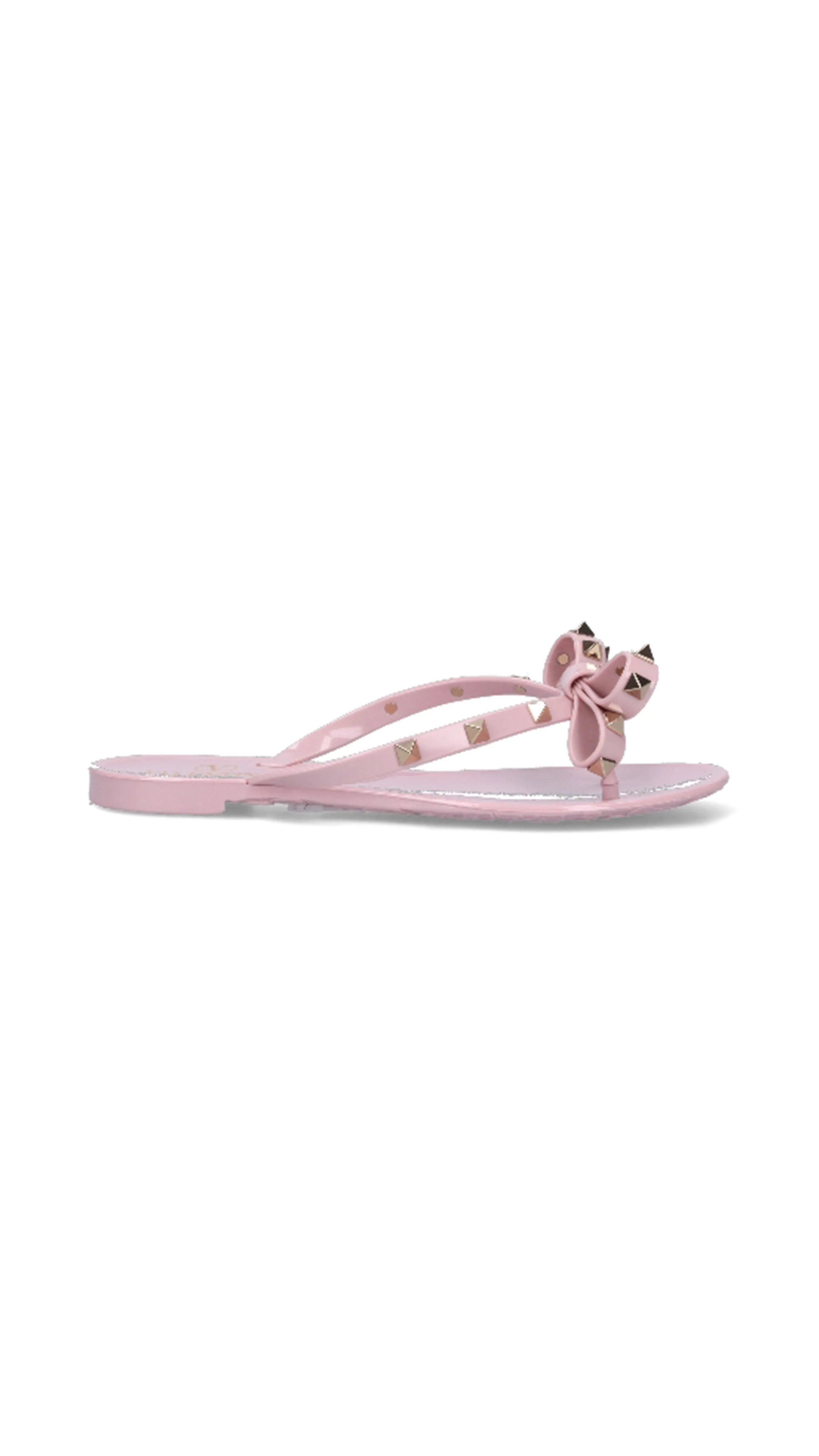 Rubber Rockstud Thong - Petal Pink